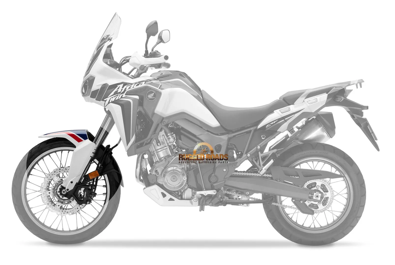 OEM Honda Front Fender - Tricolour - CRF1000 (2016-2019)