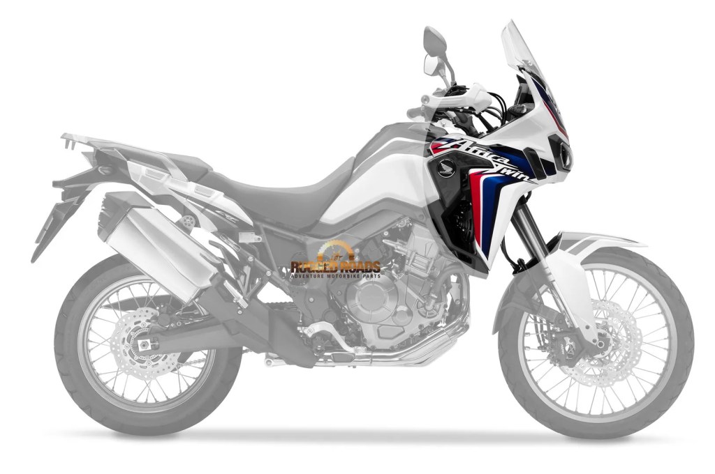 OEM Honda Cowl Set R. Middle - Tricolour - CRF1000 (2016-2019)
