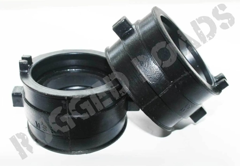 Carburettor To Head Inlet Rubber Insulators - XRV650 Africa Twin RD03 (1988/89)