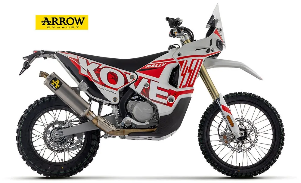 Arrow Indy Race Titanium Silencer - KOVE 450 Rally