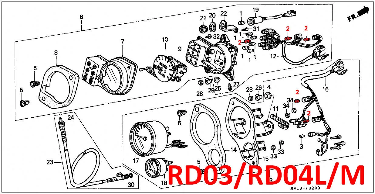 Bulb Capless 12V/1.7W - Instrument Cluster - Africa Twin (1988 - 03) - Image 2