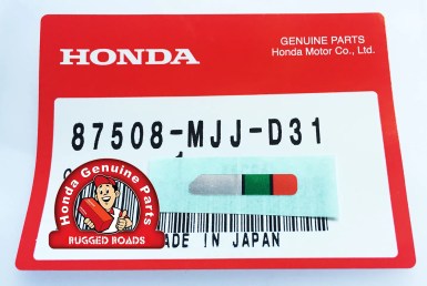 OEM Honda Chain Adjuster Label - CRF1000/CRF1100