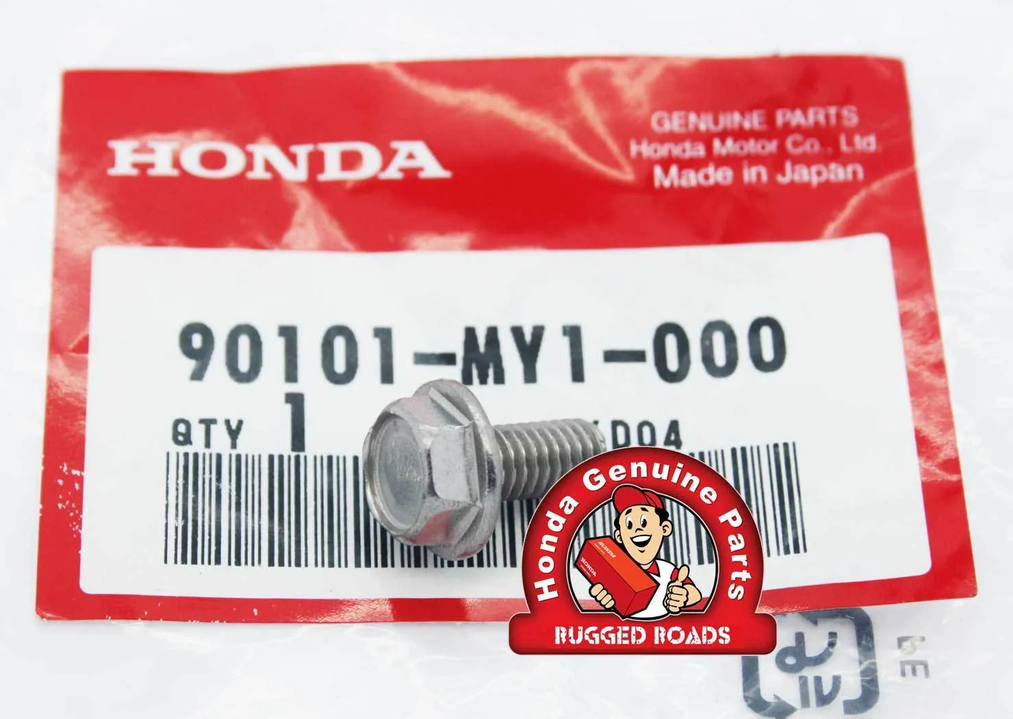 OEM Honda Bolt, Flange, 6X12 Silencer Protector - RD07/07A (1993 - 03)