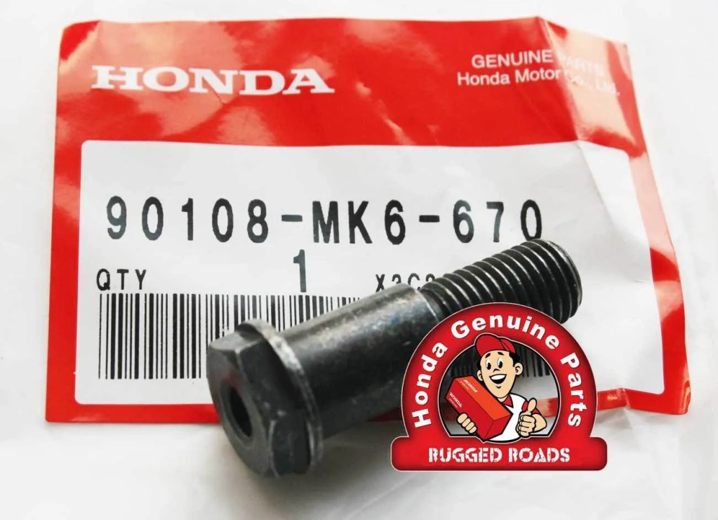 OEM Honda Side Stand Pivot Bolt - RD07/07A (1993 - 03)