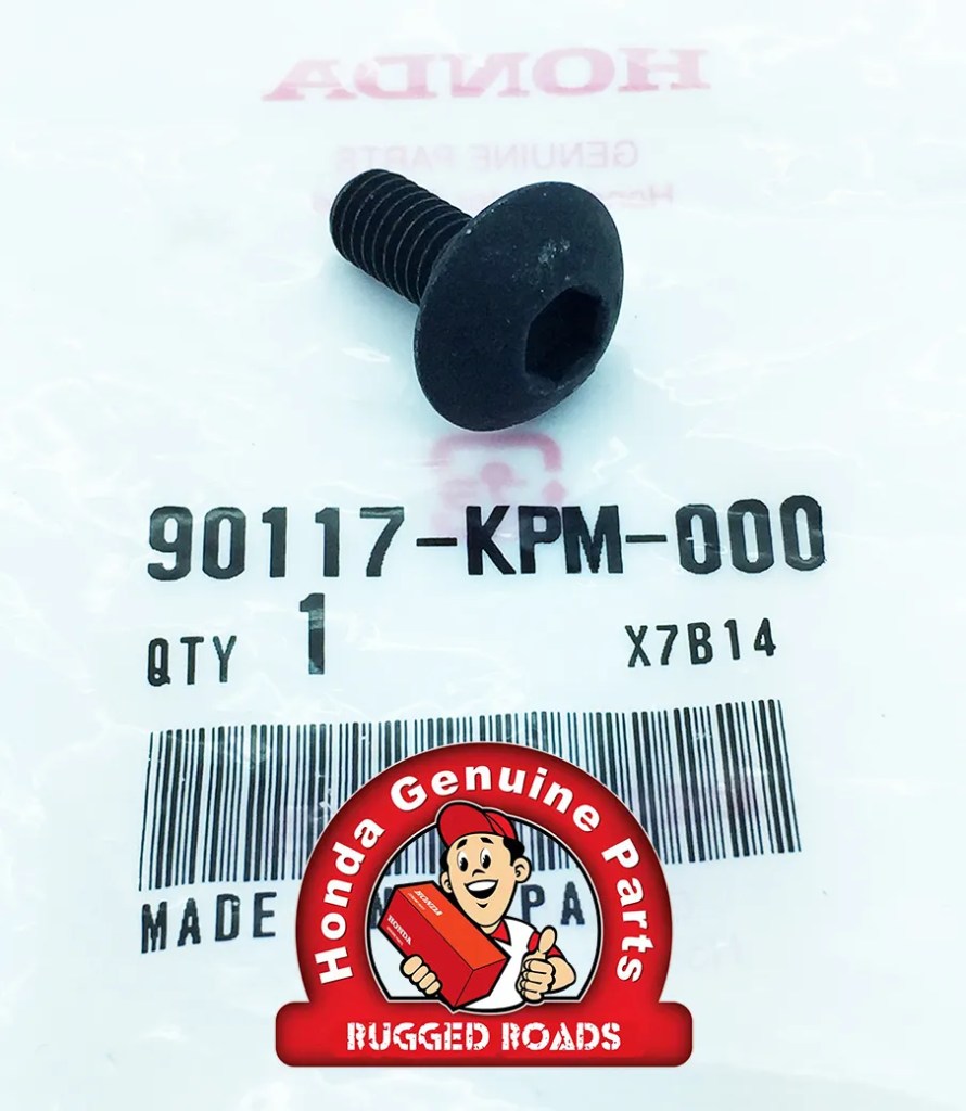 OEM Honda Front Fender Screw, Pan - CRF1000 (2016>)