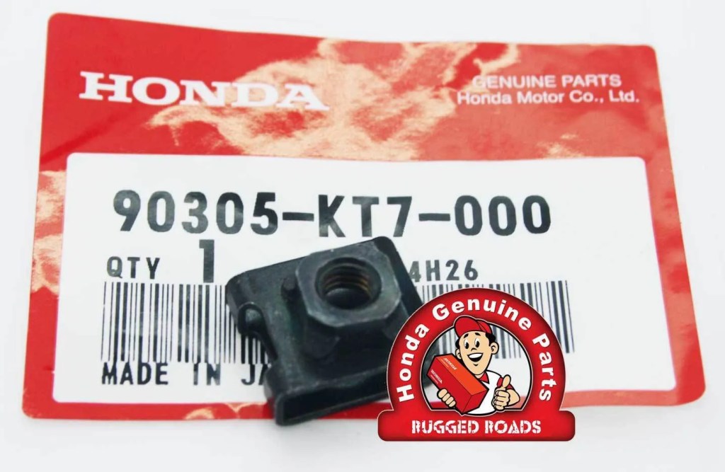OEM Honda Battery Cover Nut Clip 6Mm - RD07/07A (1993 - 03)