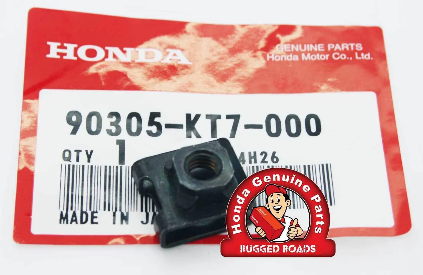 OEM Honda Battery Cover Nut Clip 6Mm - RD07/07A (1993 - 03)