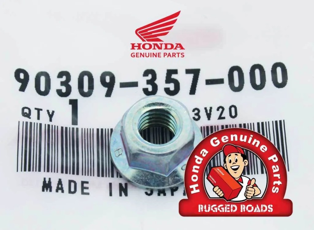 OEM Honda Flange Nut 8mm - RD03/04/07/07A (1988 - 03)