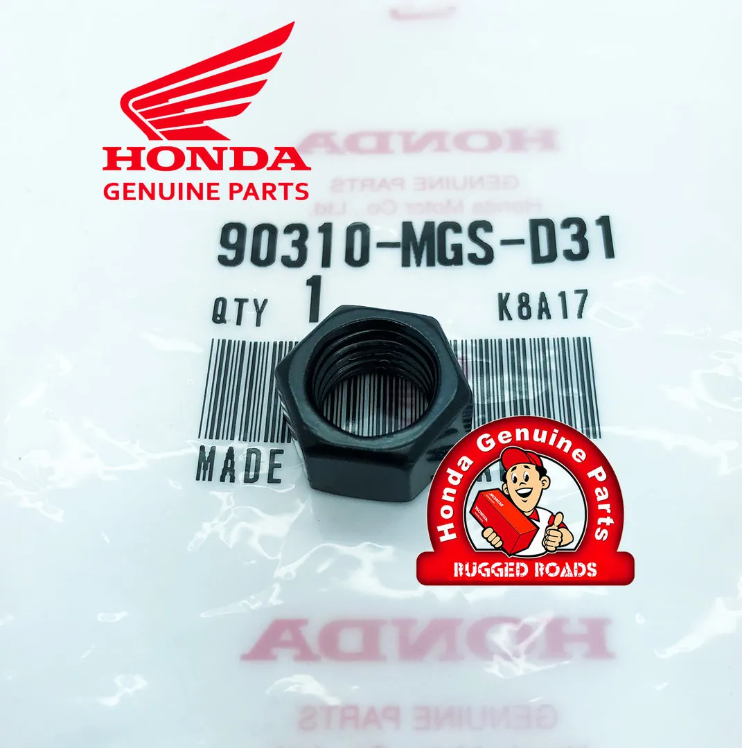 OEM Honda 10Mm Mirror Hex Nut Left Hand Thread - CRF1000 (2016>)