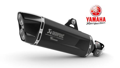 OEM Yamaha Akrapovic Titanium Black EUR5 Silencer - Tenere 700