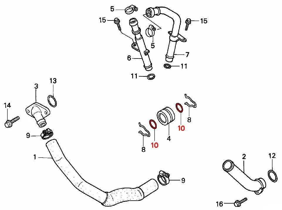 OEM Honda O-Ring 18X2.6 - RD03/04/07/07A (1988 - 03) - Image 2