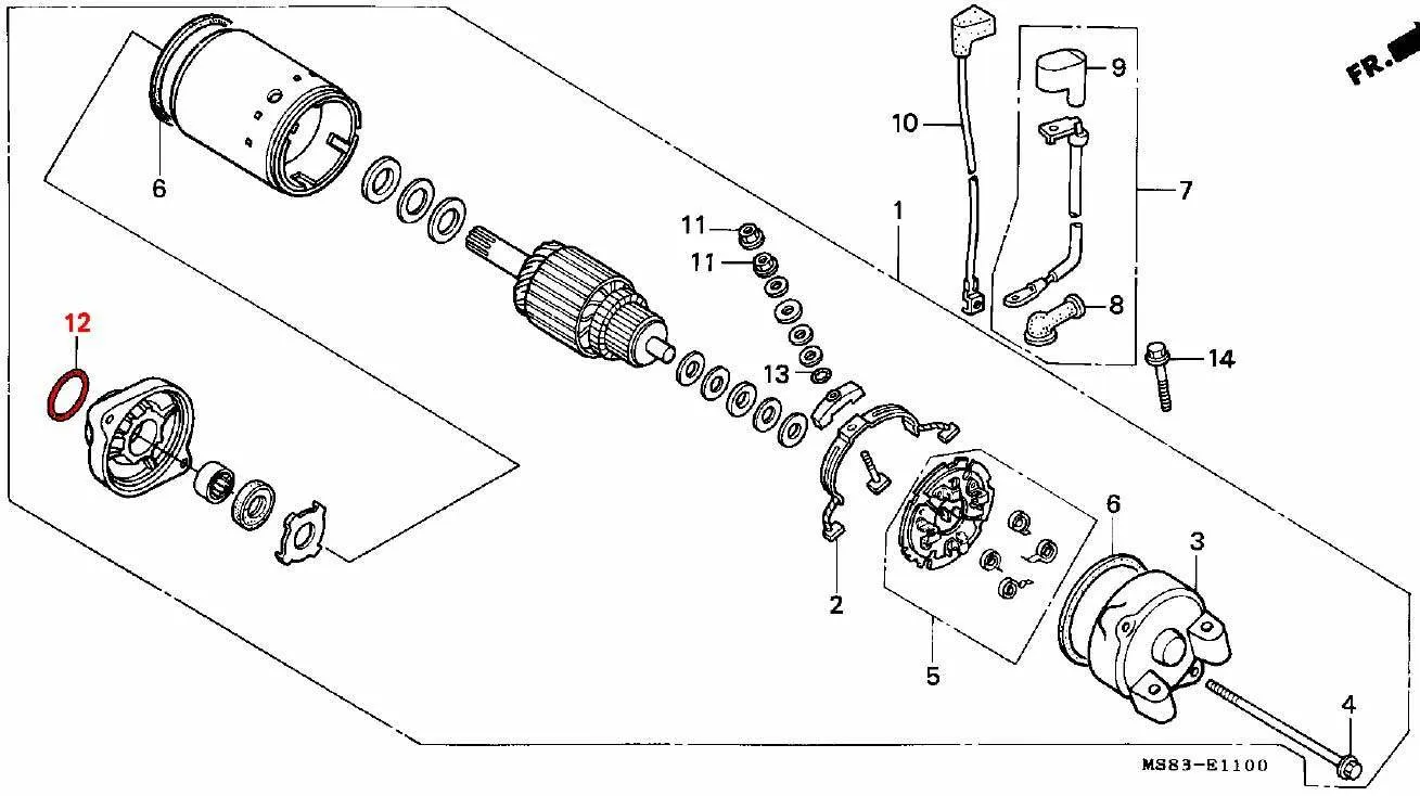 OEM Honda O-Ring 24.4X3.1 - RD03/04/07/07A (1988 - 03) - Image 2