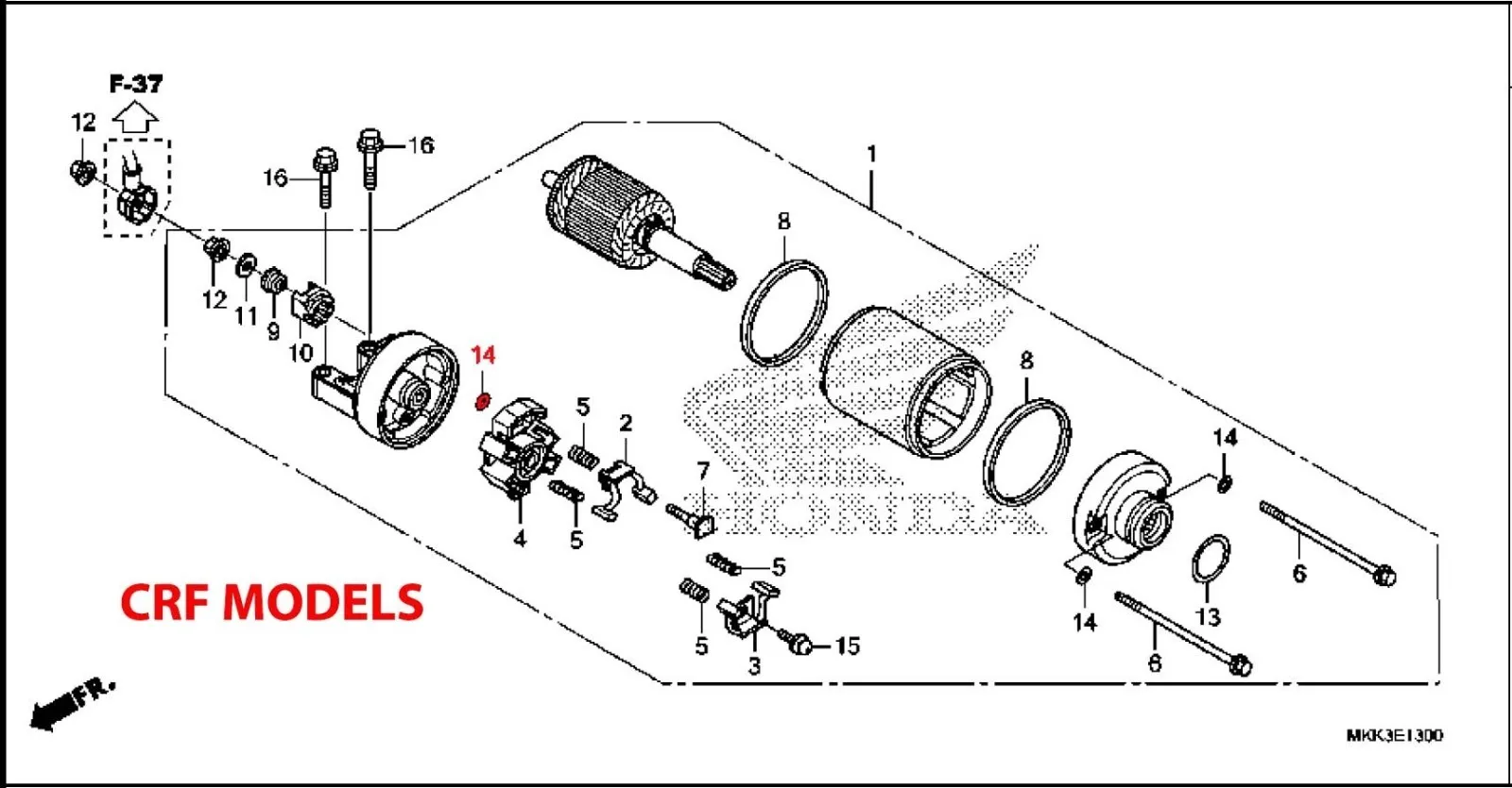 OEM Honda Starter Motor O-Ring - Africa Twin (All Models) - Image 2