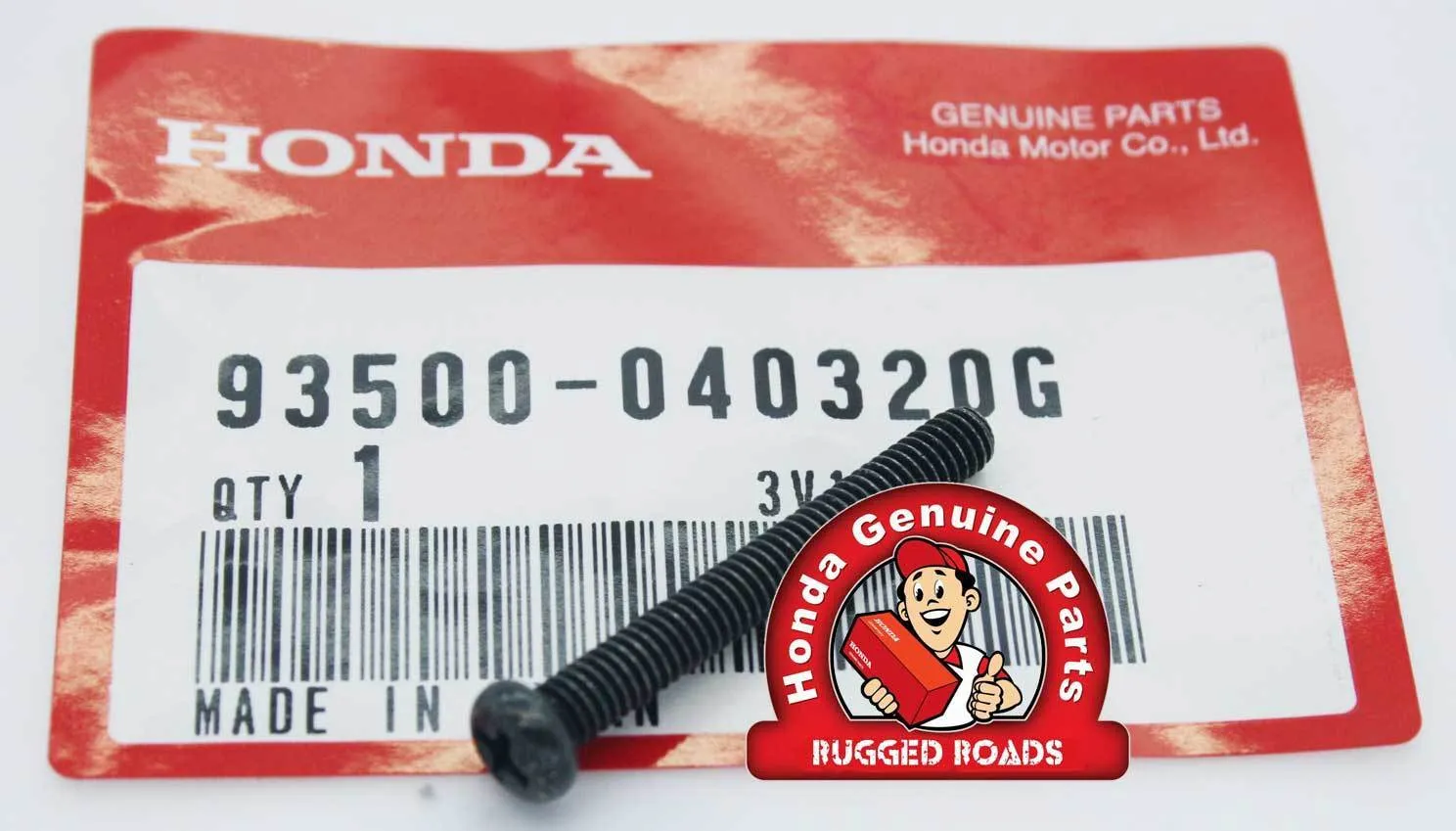 OEM Honda Screw, Pan, 4X32 Starter/Kill Switch – RD03/04/07/07A (1988 – 03)