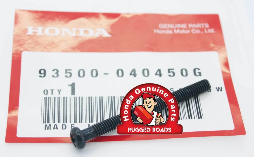 OEM Honda Screw, Pan, 4X45 Starter/Kill Switch - RD03/04/07/07A (1988 - 03)