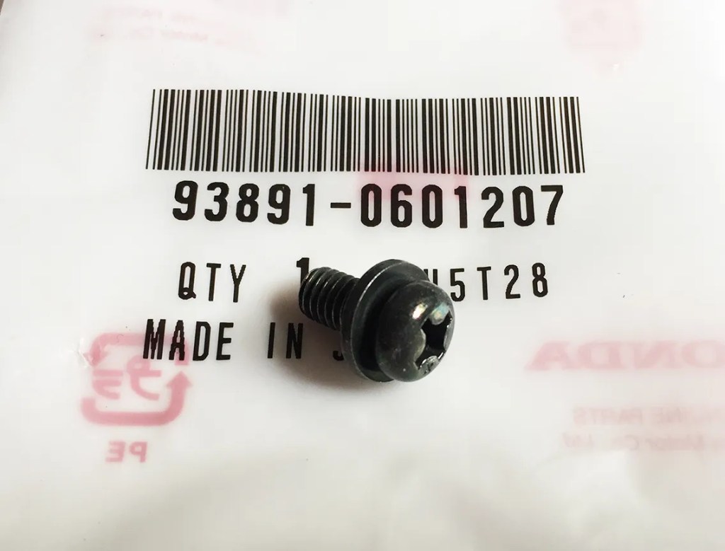 OEM Honda Air Filter Screw/Washer - RD03/04 (1988-92)