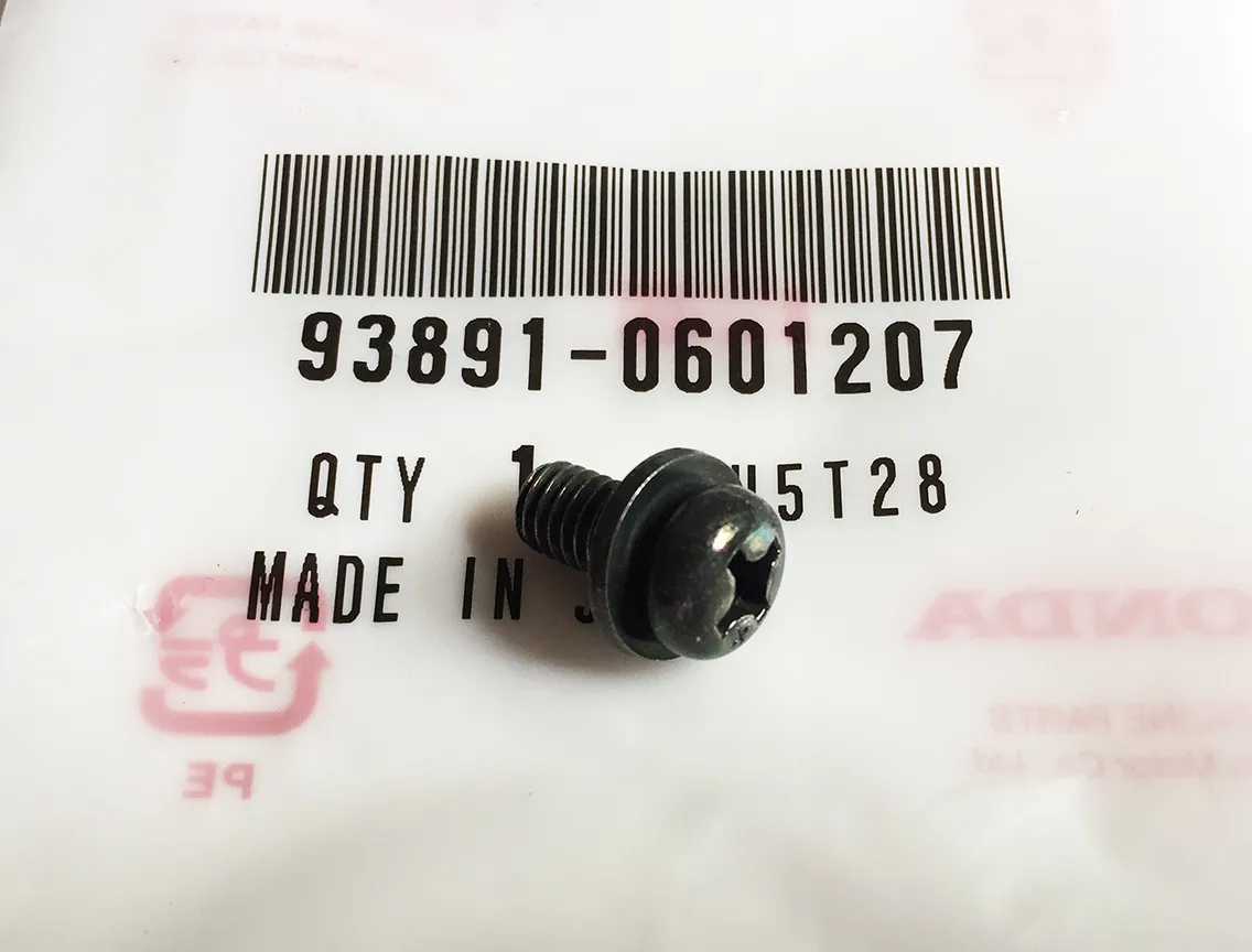 OEM Honda Air Filter Screw/Washer - RD03/04 (1988-92)