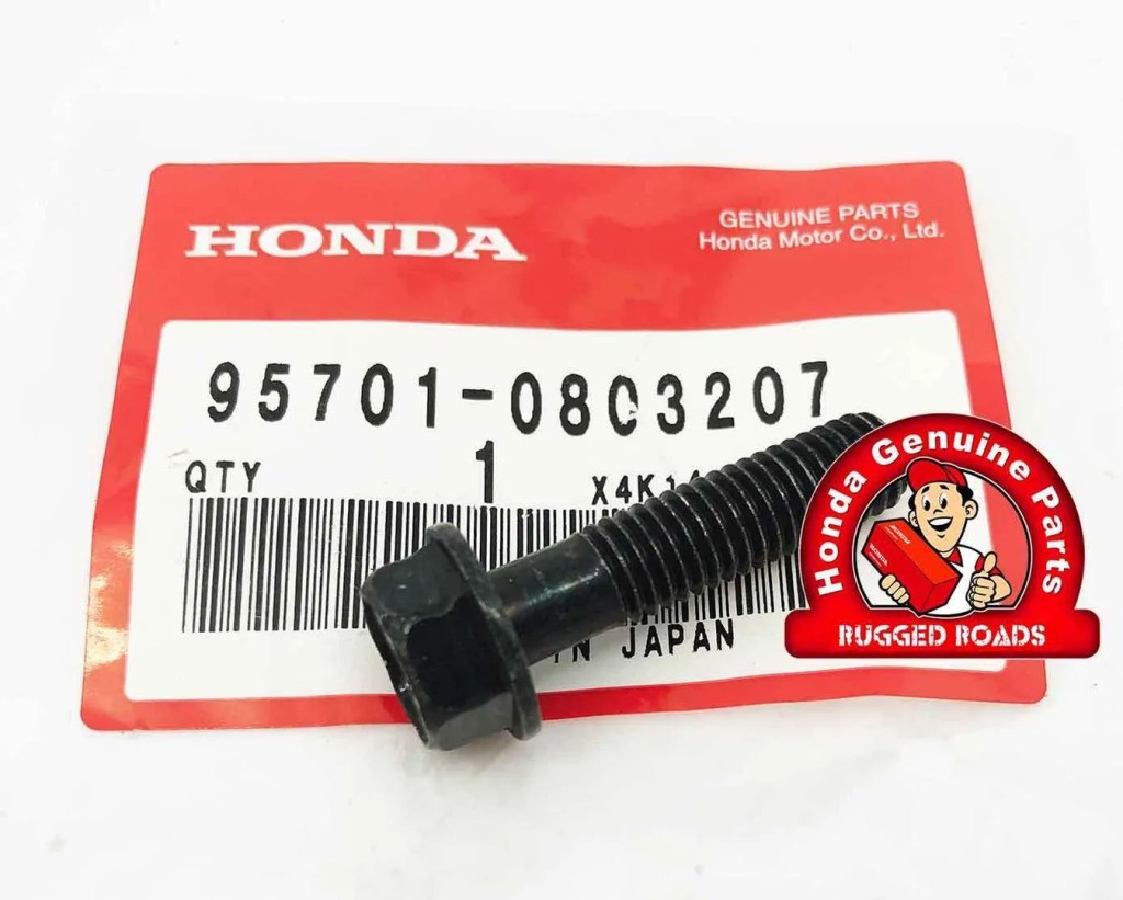OEM Honda 8X32 Flange Bolt, Carrier Mounting - RD07/07A (1993-03)