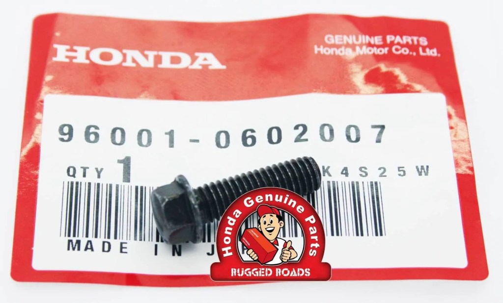 OEM Honda Flange Bolt 6X20 Radiator Mount - RD07/07A (1993 - 03)