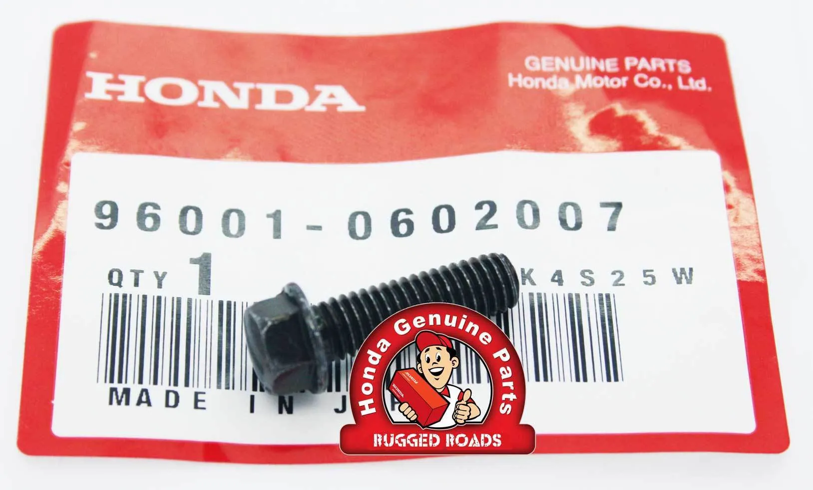 OEM Honda Flange Bolt 6X20 Radiator Mount - RD07/07A (1993 - 03)