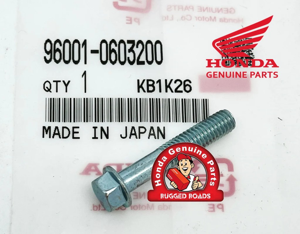 OEM Honda Flange Bolt 6X32 - Rear Carrier XRV750 RD07/07A