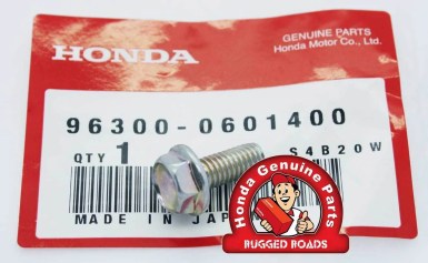 OEM Honda Flange Bolt 6X14 Rear Brake Reservoir - RD07/07A (1993 - 03)