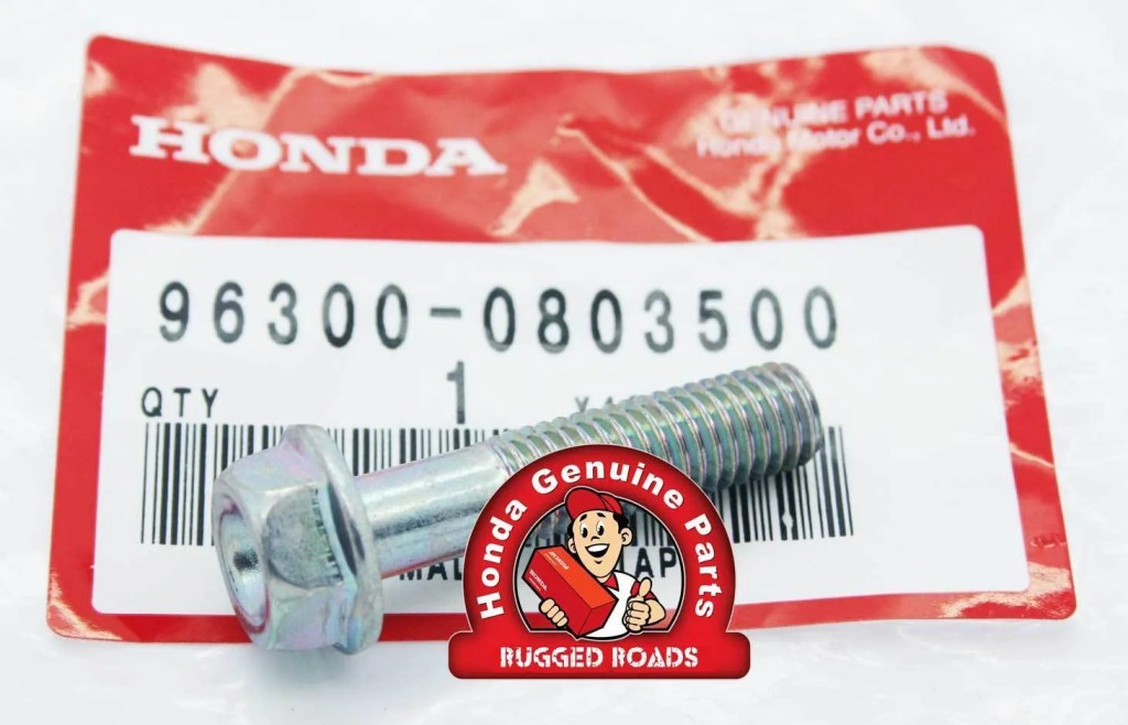 OEM Honda Flange Bolt 8X35 Front Engine Hanger - RD07/07A (1993 - 03)