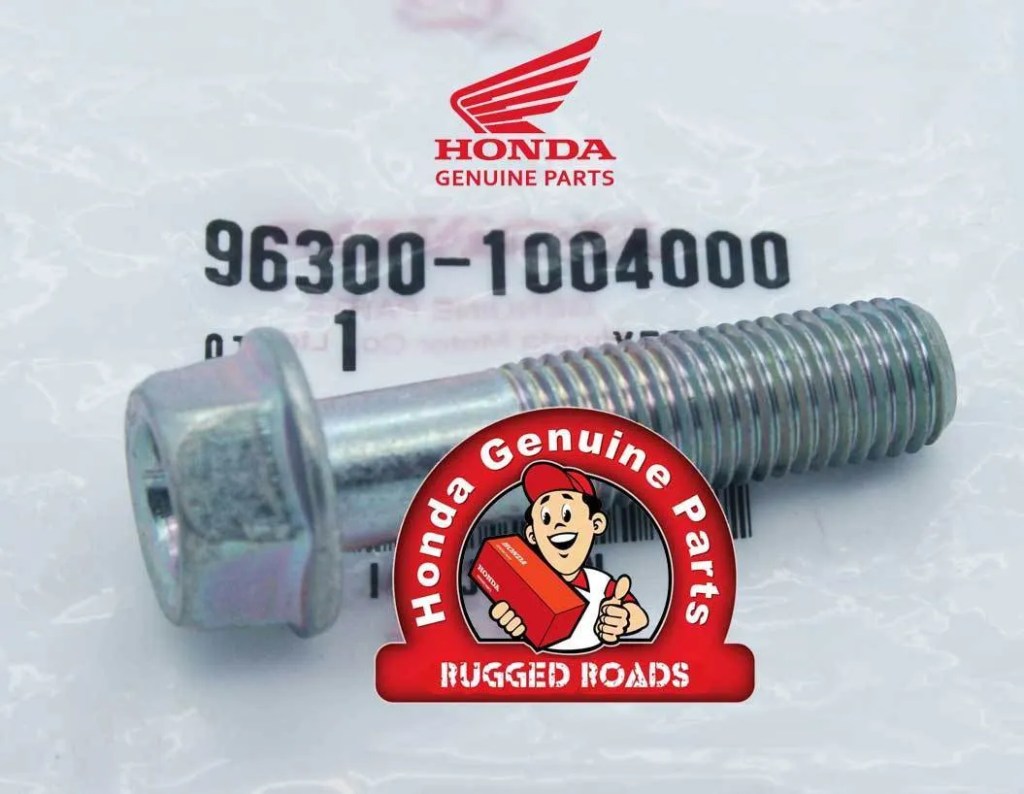 OEM Honda Flange Bolt 10X40 Lower Frame Rail - RD07/07A (1993 - 03)