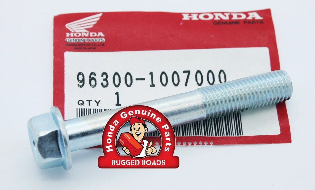 OEM Honda Flange Bolt 10X70, Lower Frame Rail - RD07/07A (1993 - 03)