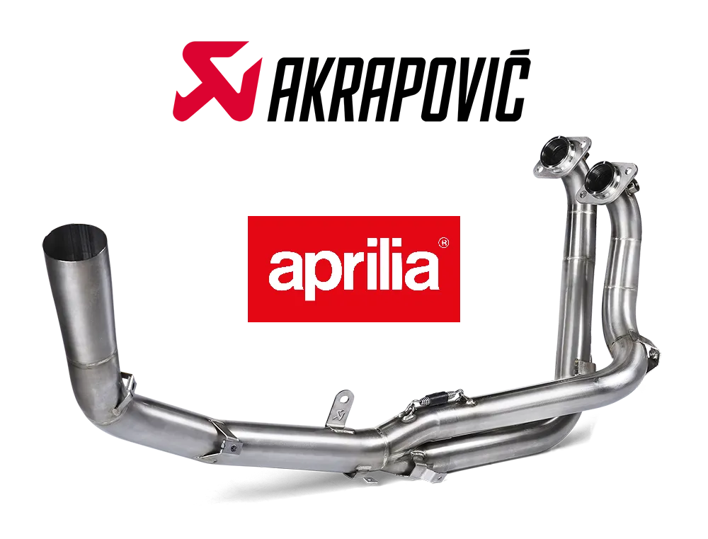 Akrapovic 2-1 Stainless Headers - Aprilia Tuareg 660