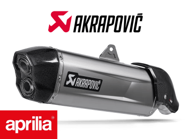 Akrapovic Titanium Silencer - Aprilia Tuareg 660