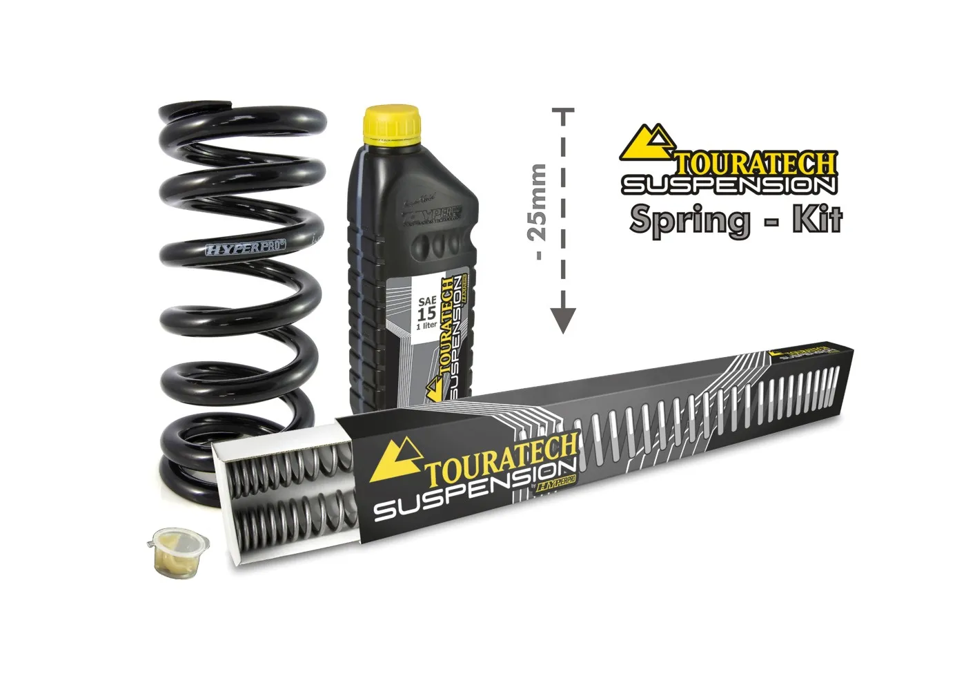 Height Lowering Kit, 25Mm, For BMW F800GS 2008-2012 Replacement Springs