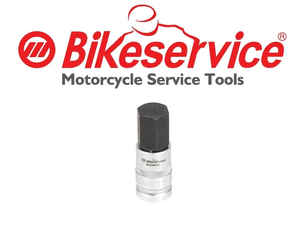 Bikeservice - 19mm Hex Key For Front Wheel Spindle