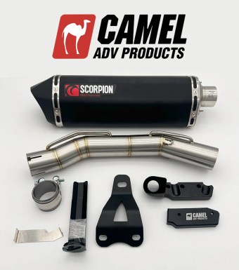 CamelADV High Mount RALLY Exhaust Kit SCORPION - Tenere 700 - 2019-2024