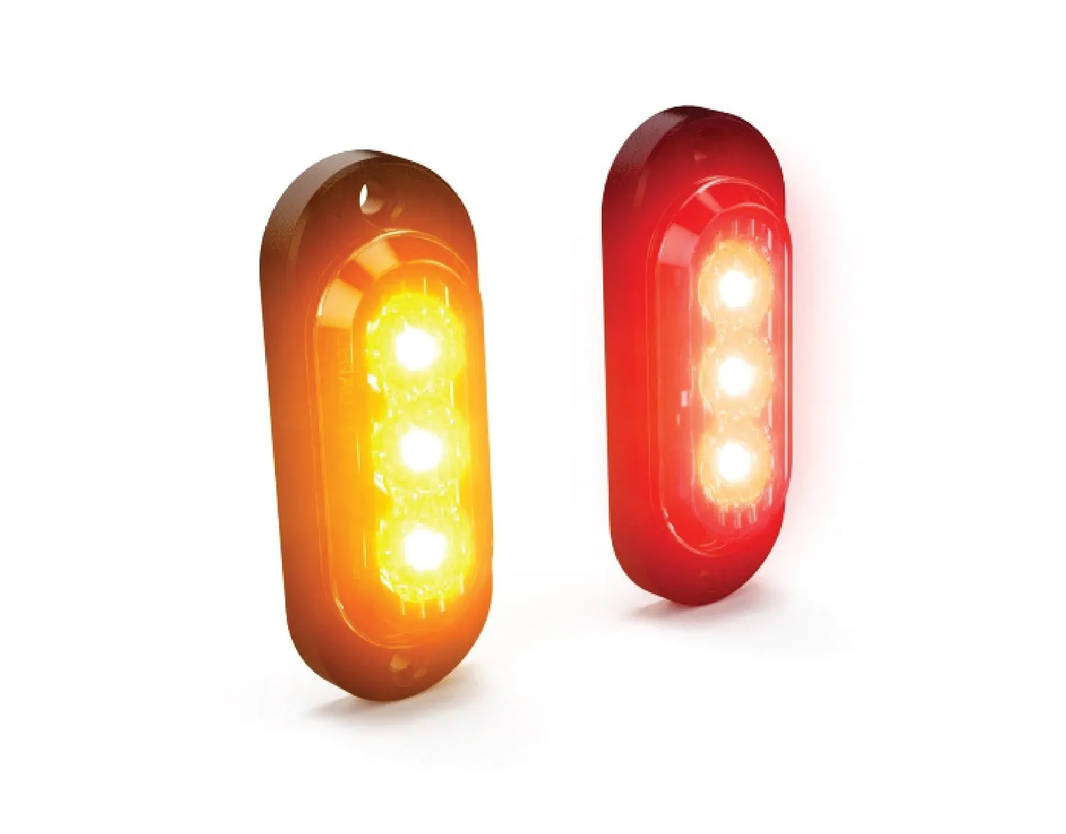 DENALI T3 Modular Switchback Signal Pods | Rear – Red/Amber