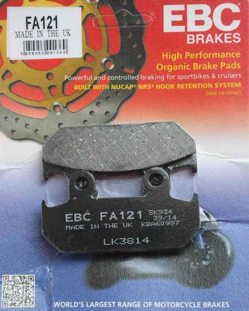 EBC Organic Brake Pads FRONT - RD04 (1990 - 92)
