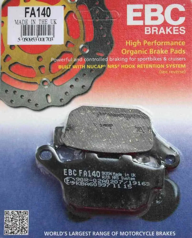 EBC Organic Brake Pads REAR – RD03/04/07/07A (1988 – 03)