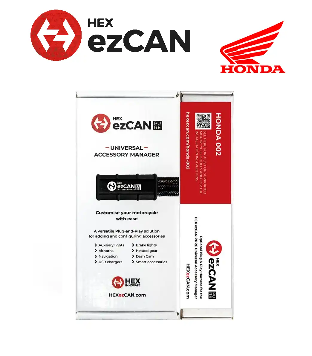 HEX ezCAN PURE Accessory Manager for Honda Transalp XL750