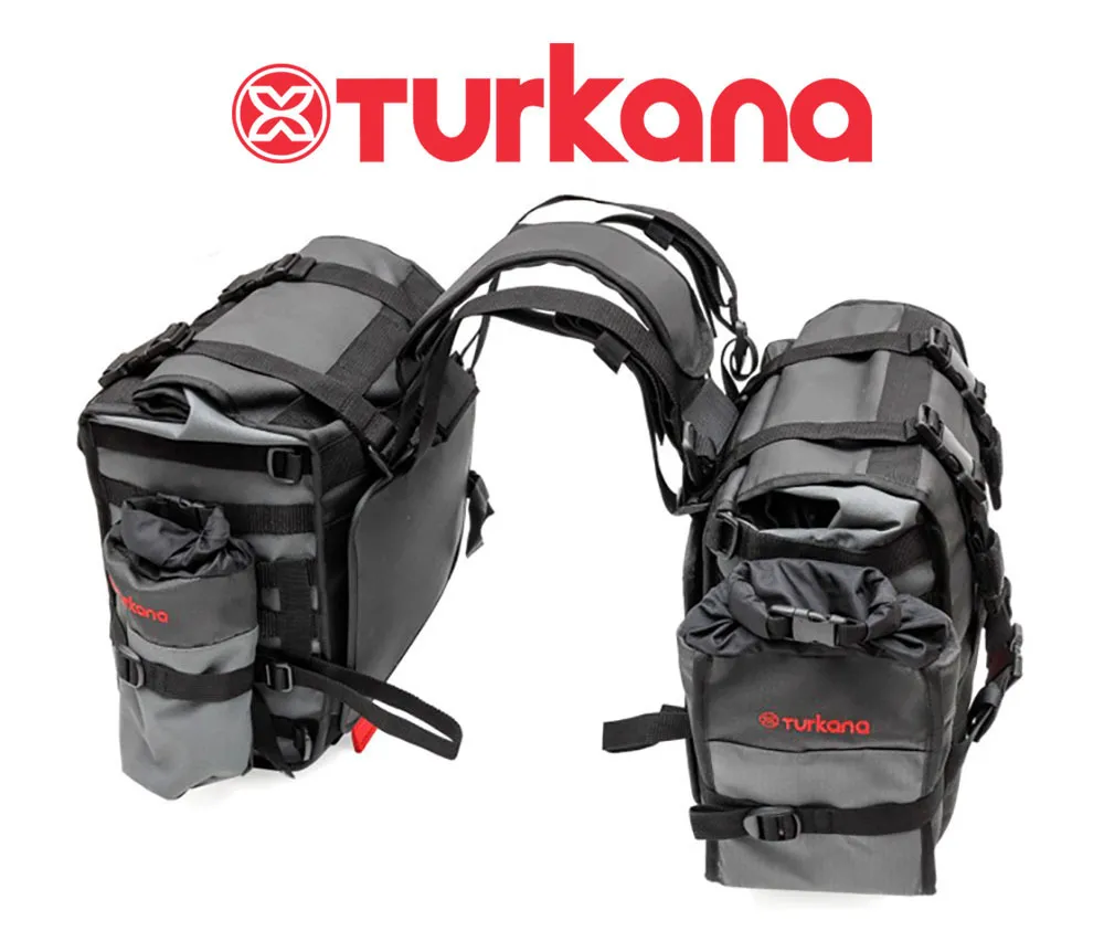 Turkana Hippo Hips Over The Seat Saddlebag Set - 40 Litres