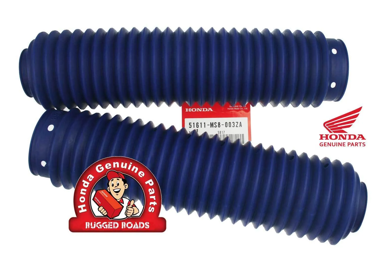 OEM Honda Fork Gaiter Set PB181 BLUE – RD03/04/07/07A (1988 – 03)