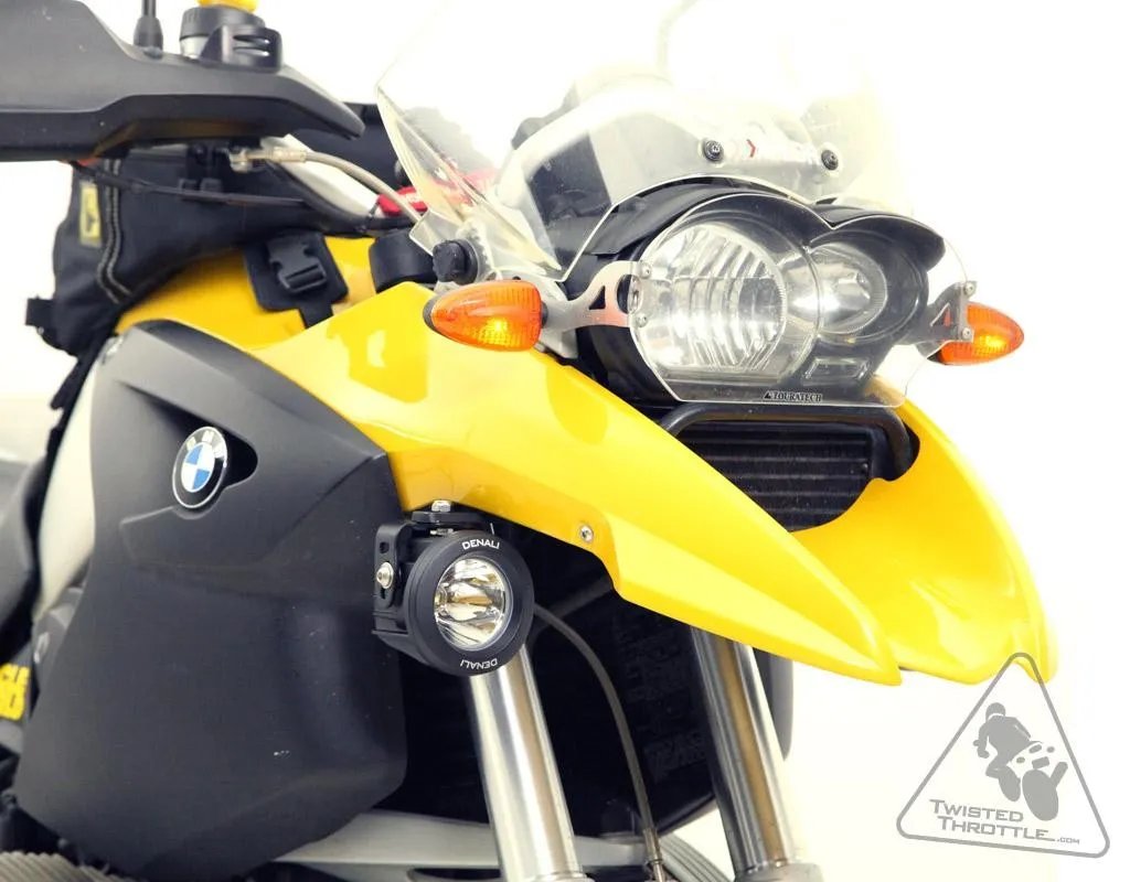 Denali Auxiliary Light Mounting Bracket for BMW R1200GS ’04-’12 & GSA ’05-’13