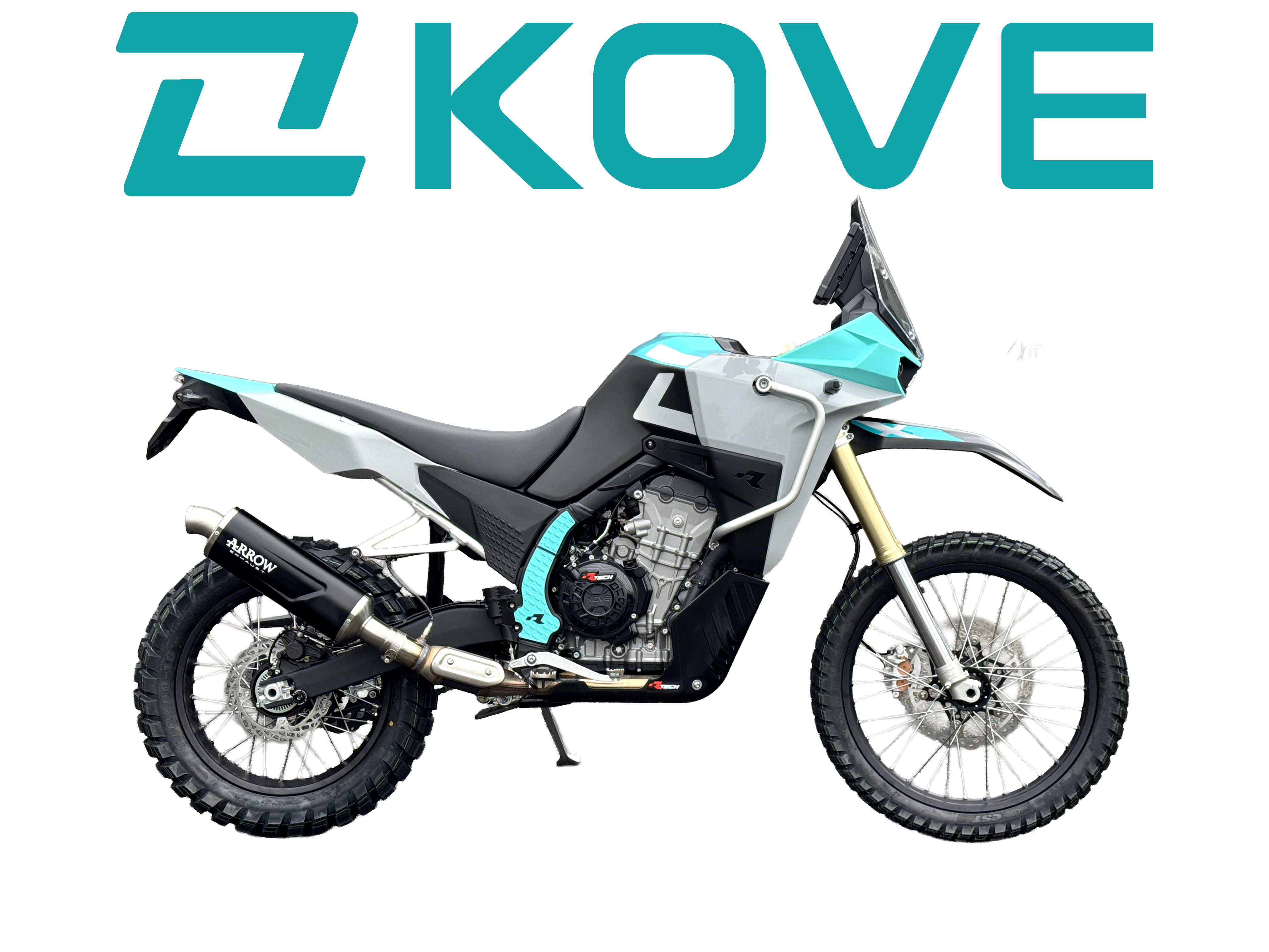KOVE 800X RALLY - RTECH SPECIAL BUILD - TEAL/GREY