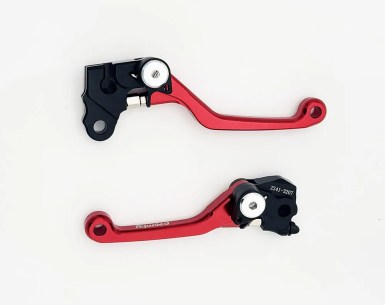 Brake and Clutch Lever Set - RED - KOVE 450 Rally