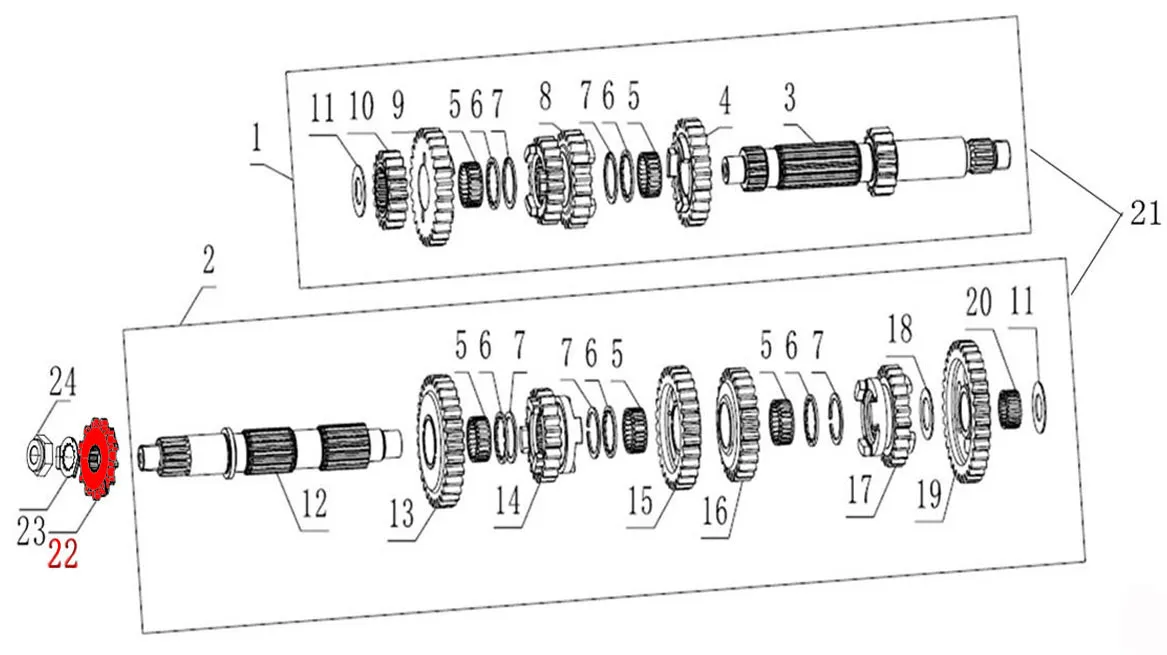 OEM KOVE Front Sprocket 13 Teeth - KOVE 450 Rally - Image 3