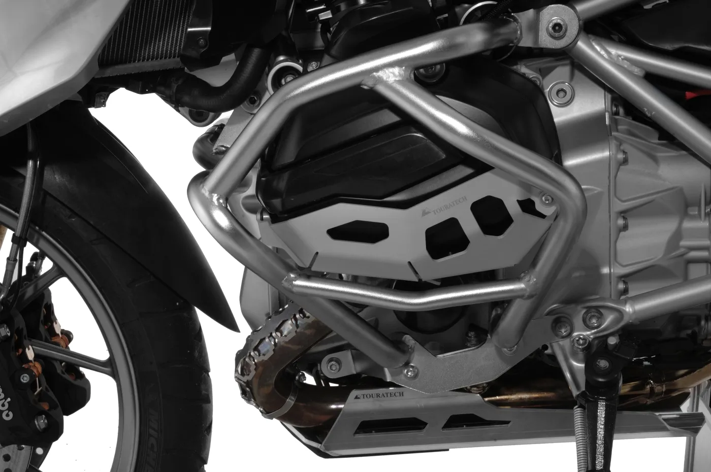 Silver Cylinder Head Guards - BMW R1200GS (LC), R1200R/RT/RS - Image 2
