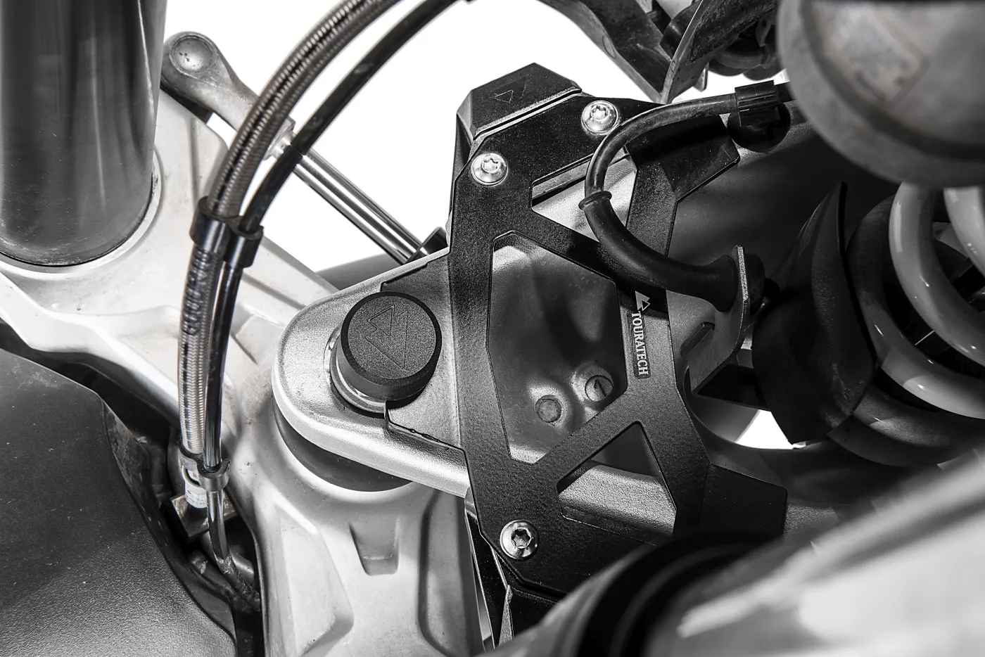 Hard Part Steering Stop For The BMW R1250GS Adventure/ R1200GS Adventure (LC), Black - Image 3
