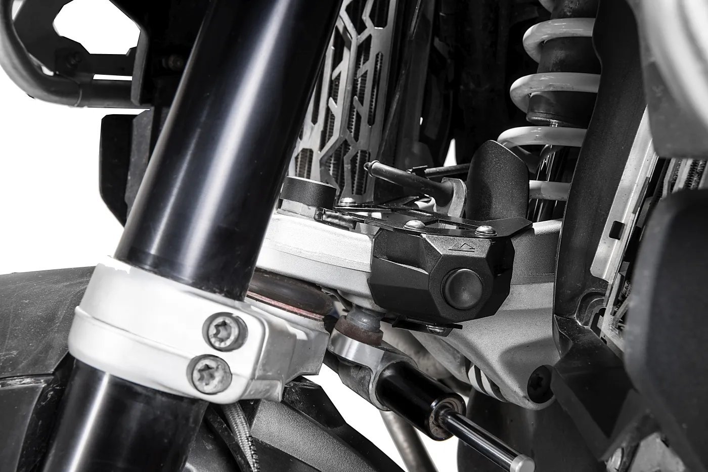 Hard Part Steering Stop For The BMW R1250GS Adventure/ R1200GS Adventure (LC), Black - Image 4
