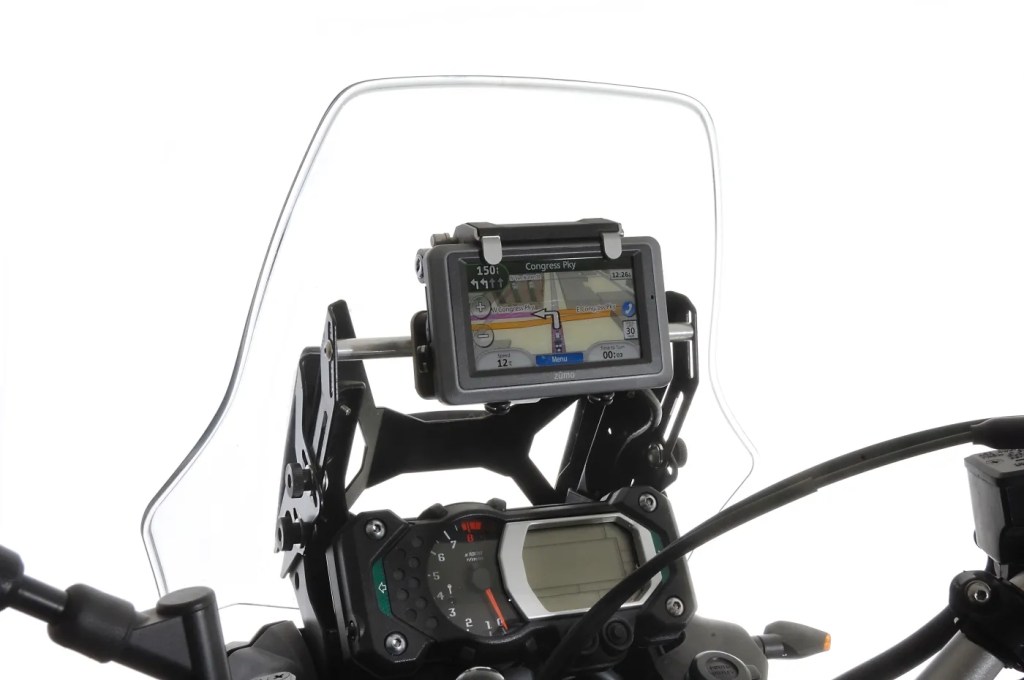 Windscreen Adjuster With GPS Mounting Bar For Yamaha XT1200Z Super Tenere Up To 2013