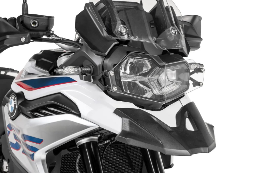 Quick Release Makrolon Headlight Guard - BMW F850GS, F750GS