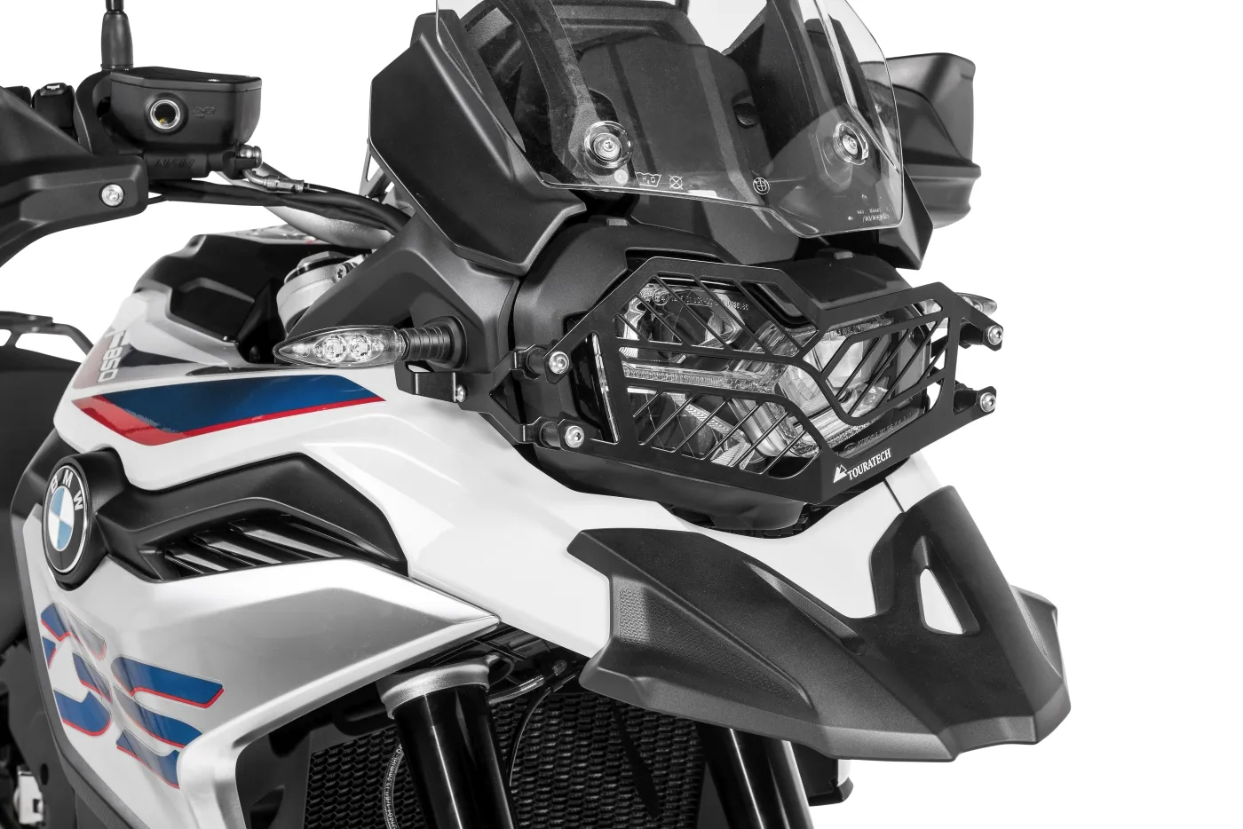 Quick Release Stainless Steel Headlight Guard - BMW F850GS, F750GS